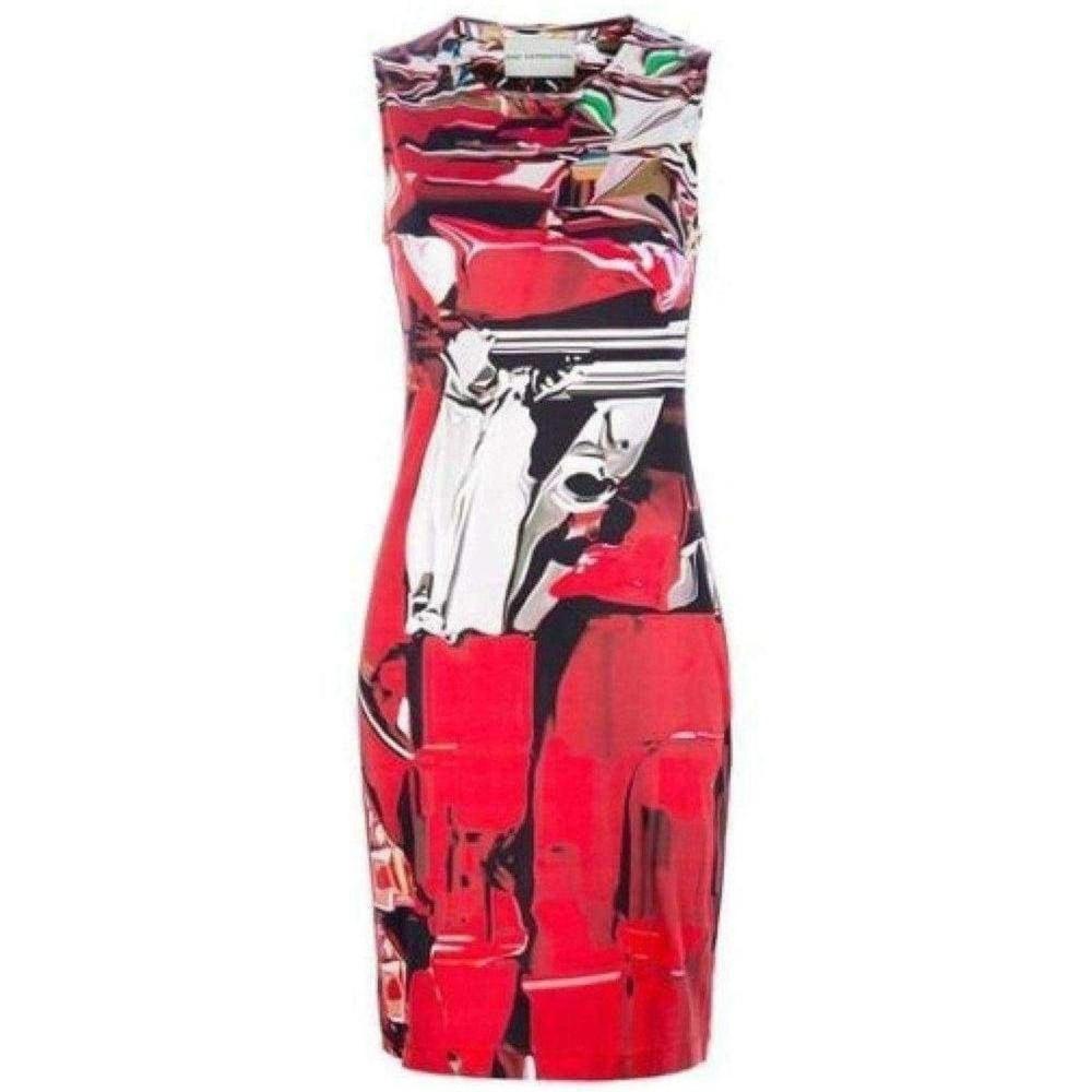 Mary Katrantzou - Sleeveless Print Silk Dress - S